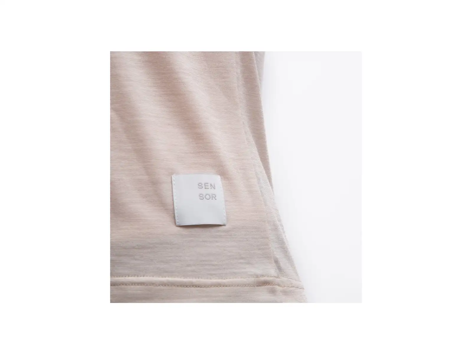 Sensor Merino Lite Damen Top ohne Ärmel Mottled Beige