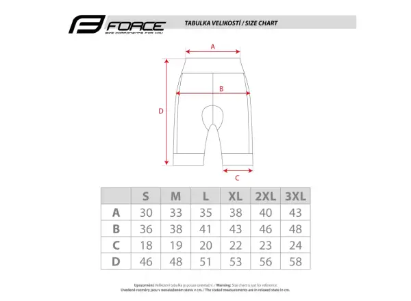 Force Brave 2 Damen Shorts mit Einsatz Schwarz