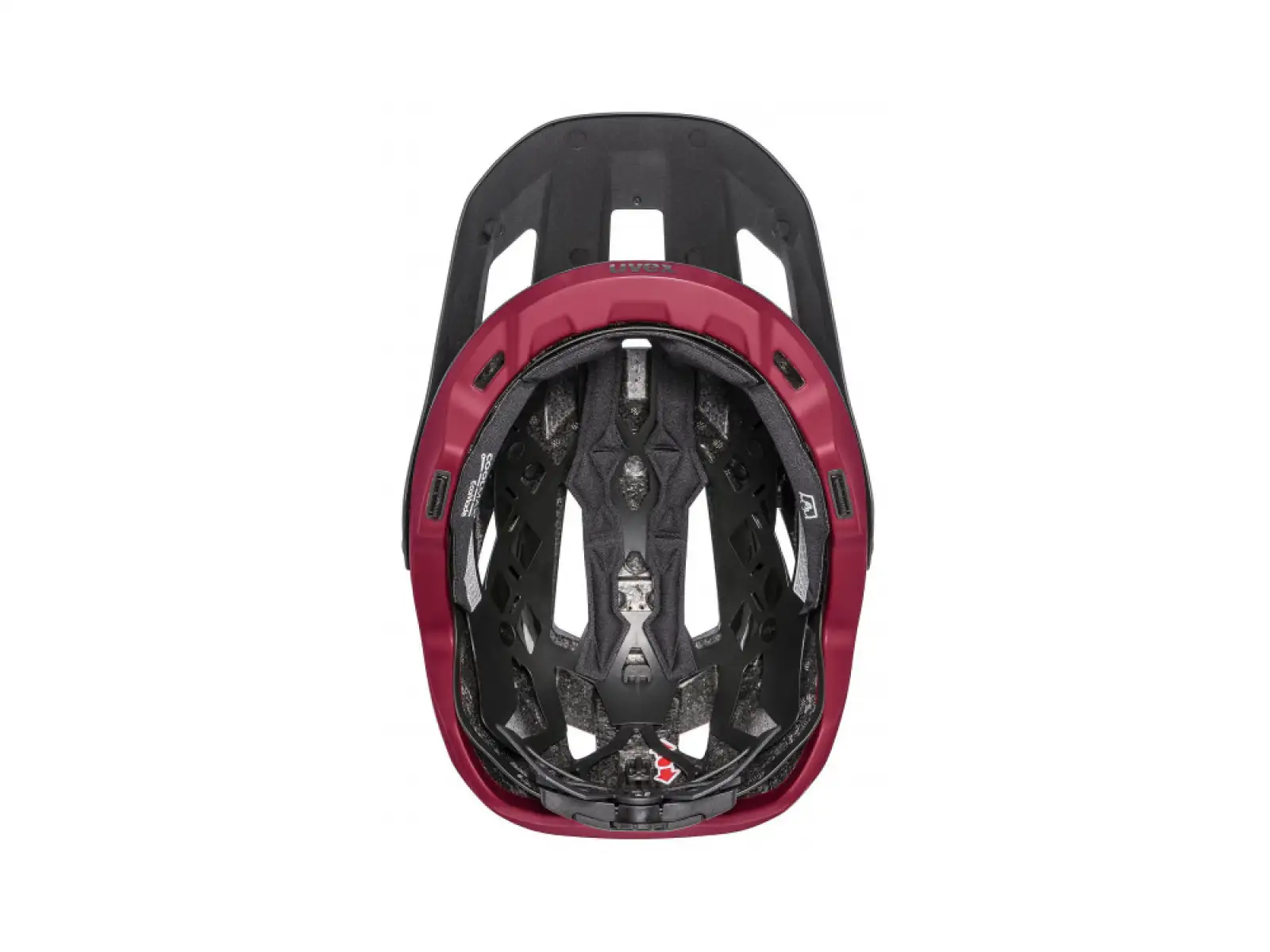 Uvex Renegade MIPS Helm Ruby Red/Black Matt