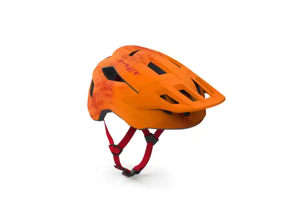 MET Shelter Youth Kinderhelm Orange Red