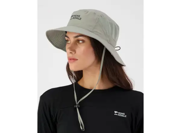 Mons Royale Velocity Bucket Hat Wanderhut grün