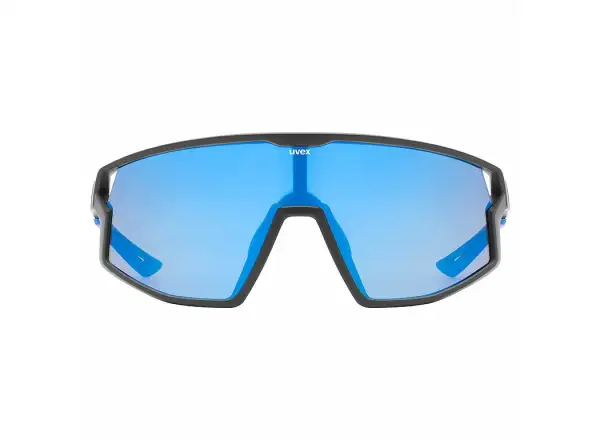 Uvex Skyryse Sonnenbrille Black Matt/Mirror Blue
