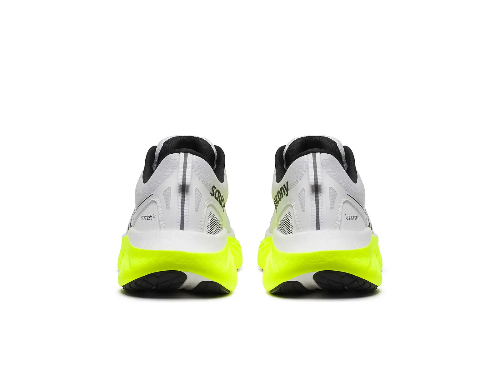 Saucony Triumph 22 Herren-Laufschuhe White/Citron