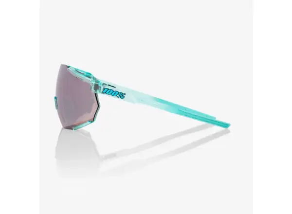 100% Racetrap 3.0 Brille Polished Translucent Mint/HiPER Silber Mirror Linse