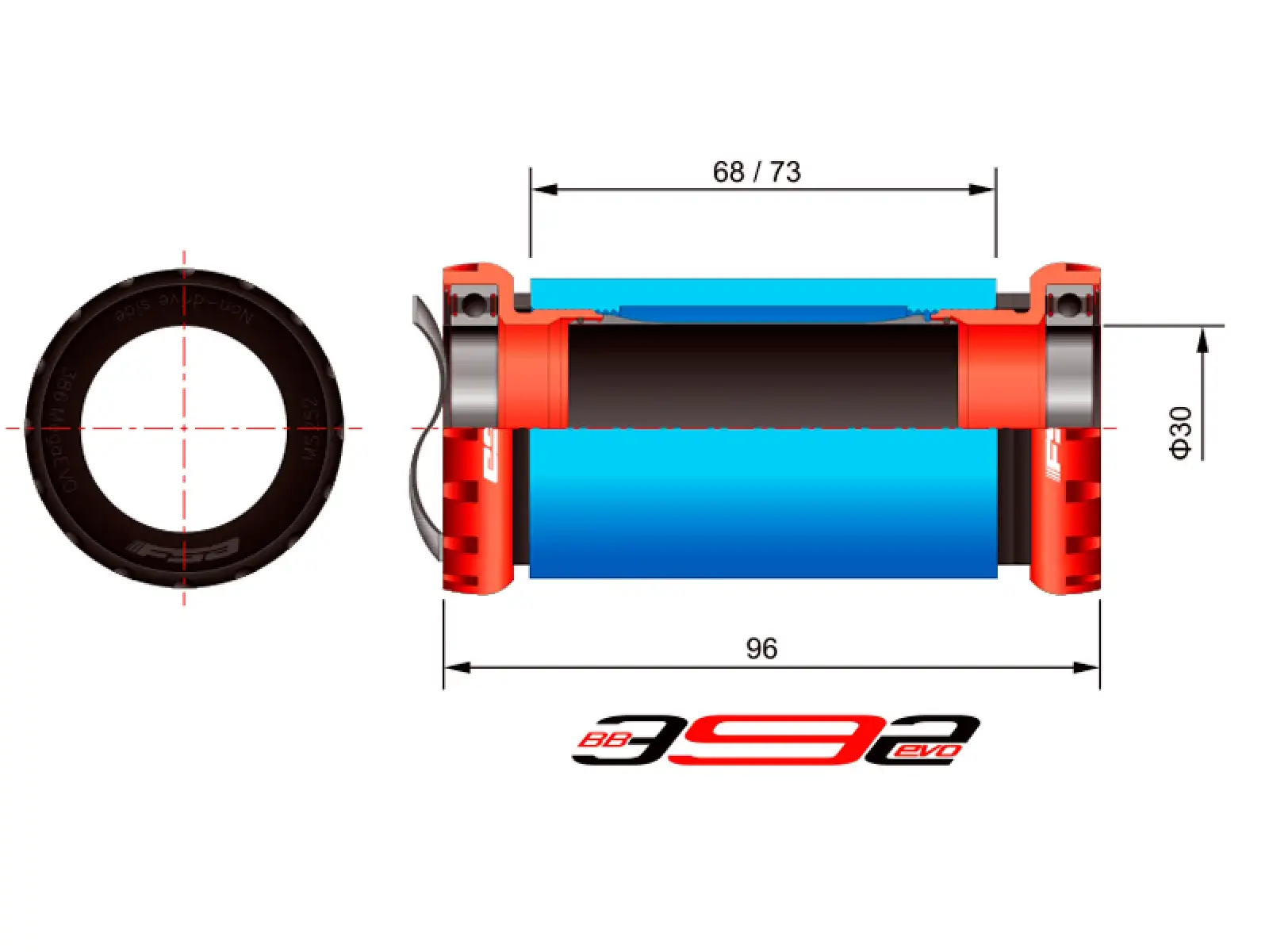 FSA MegaEVO 392 MTB Innenlager