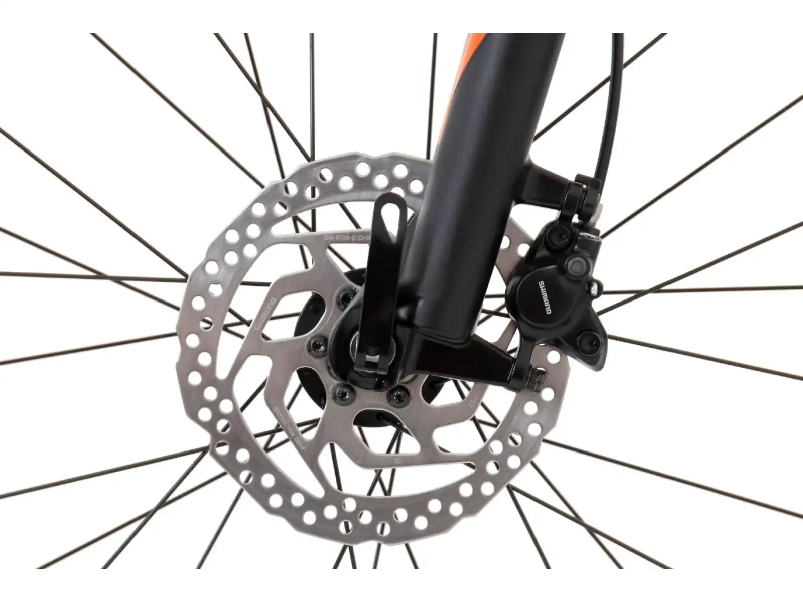 Rock Machine Blizz 27 HD Kinderfahrrad Mat Khaki/Neon Orange/Black
