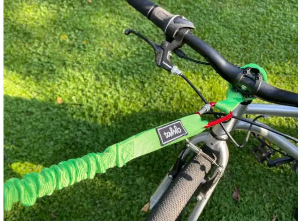 Zugseil Premium Umhängeband mit Karabiner grün