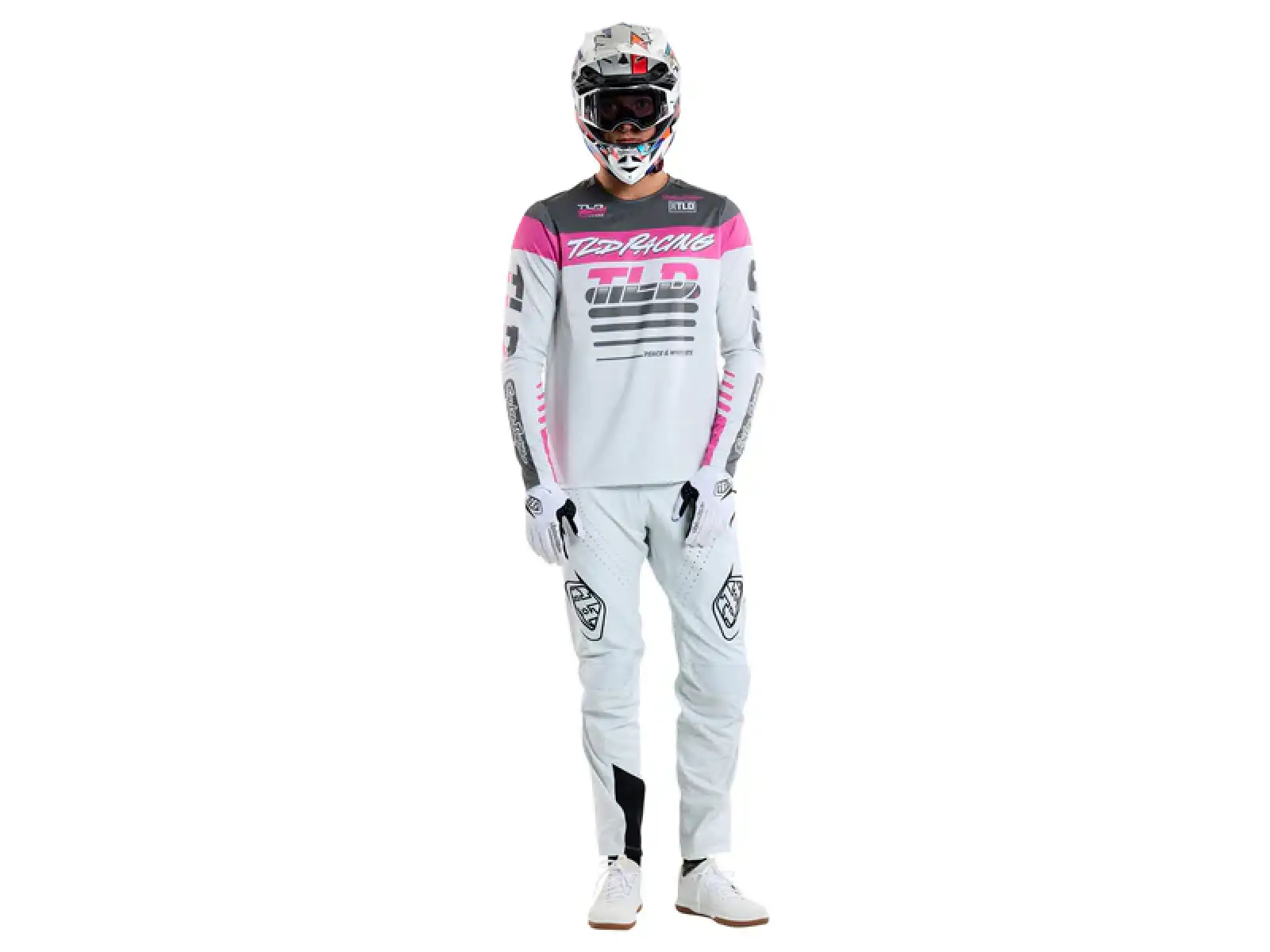 Troy Lee Designs Sprint Fifty-50 Herren Trikot Langarm Chalk