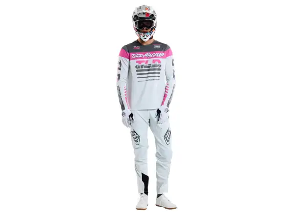 Troy Lee Designs Sprint Fifty-50 Herren Trikot Langarm Chalk