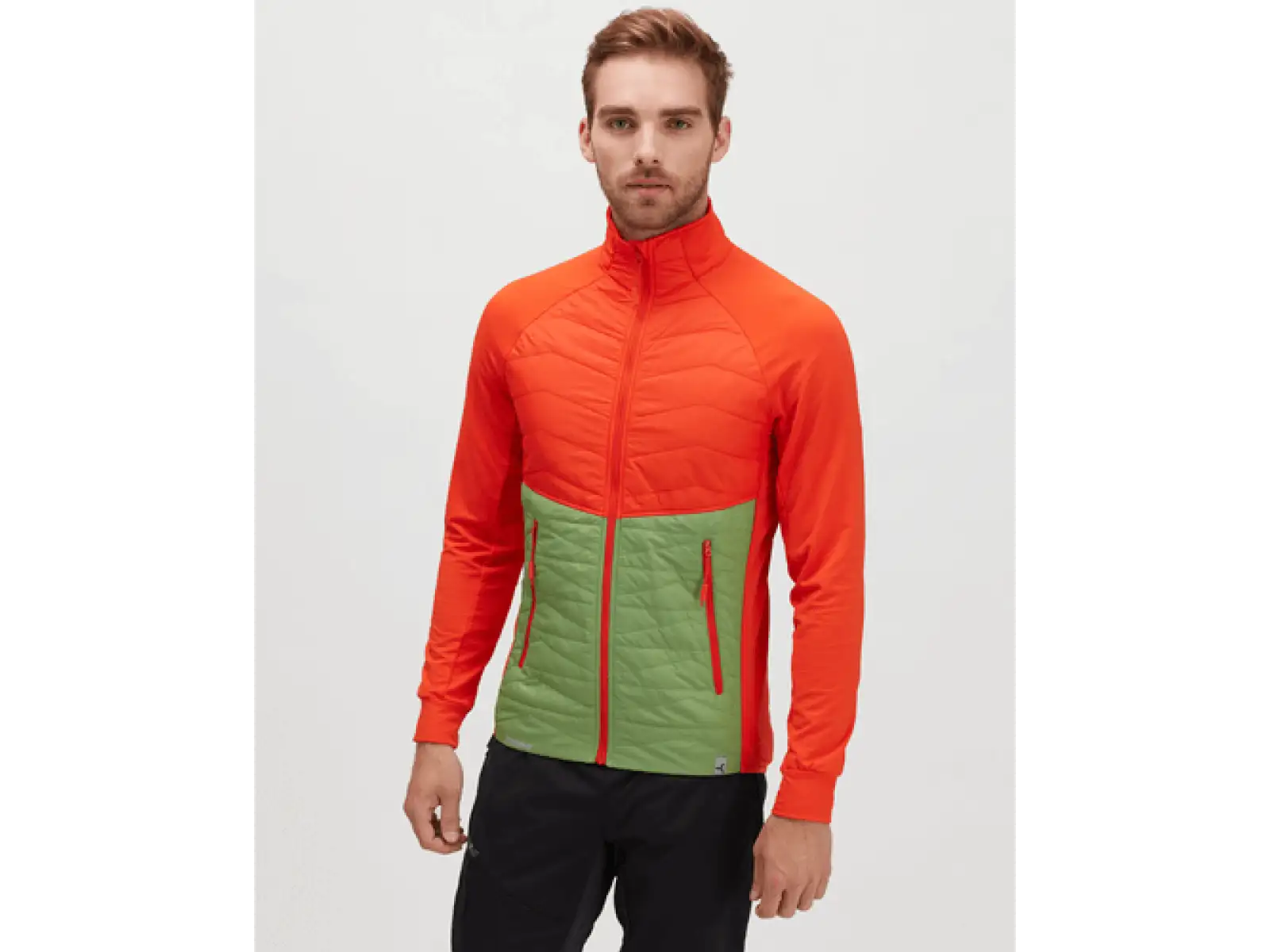 Silvini Grado Herren Hoodie rubin/gelb