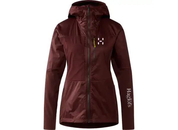 Damen-Sweatshirt Haglöfs Nallo Touring Hybrid Mid braun M