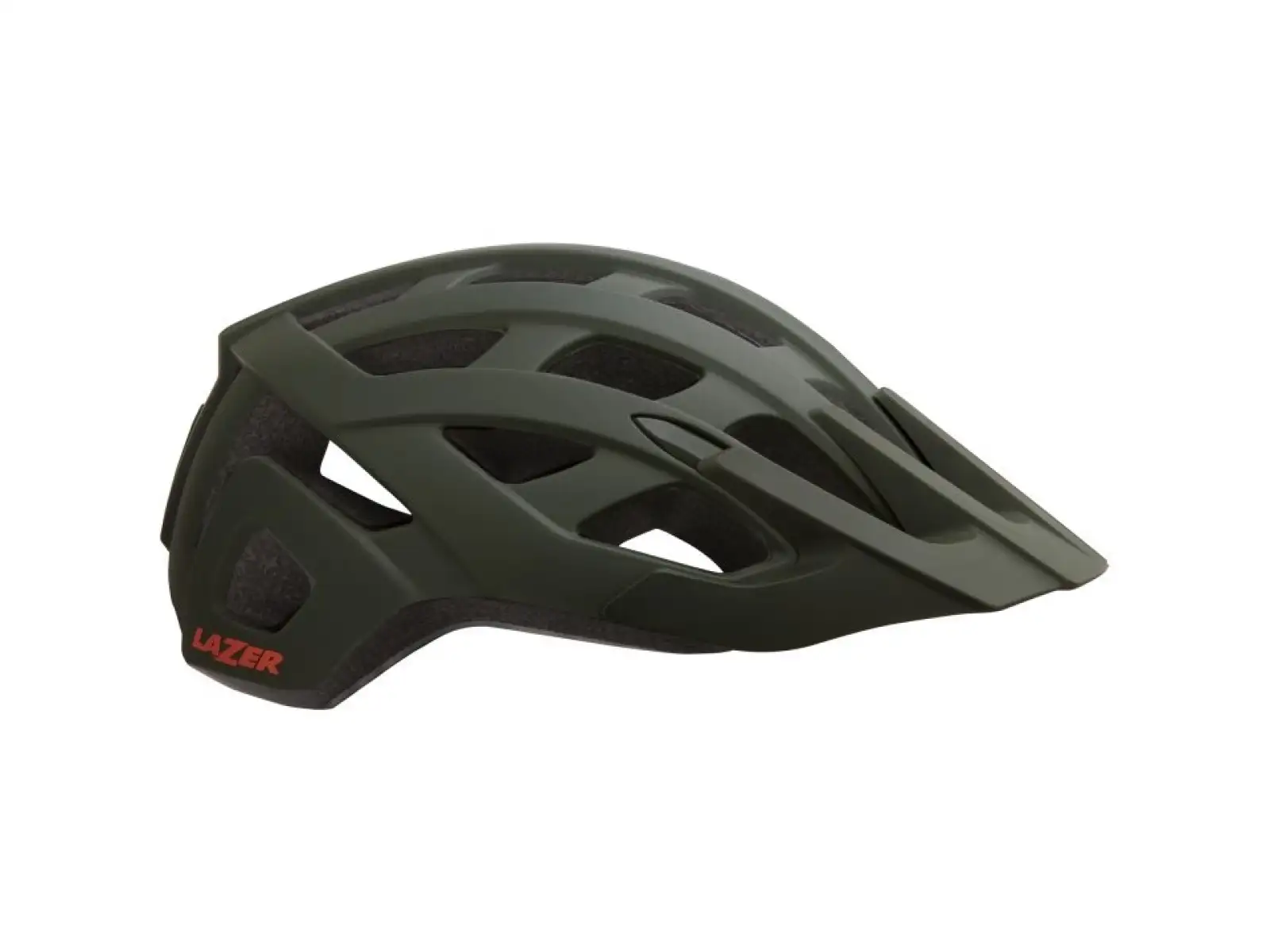 Lazer Roller + Net CE Helm matt dunkelgrün