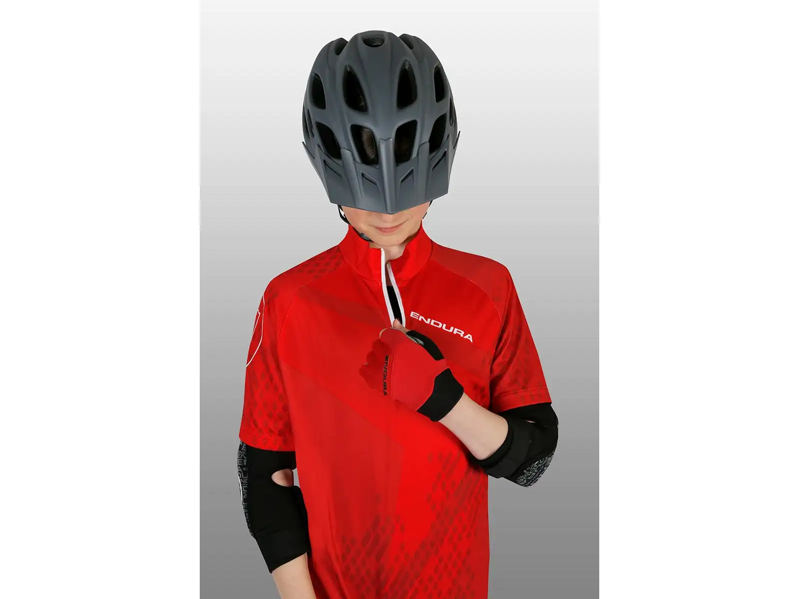 Endura Hummvee Kinderhelm Grau Einheitsgröße