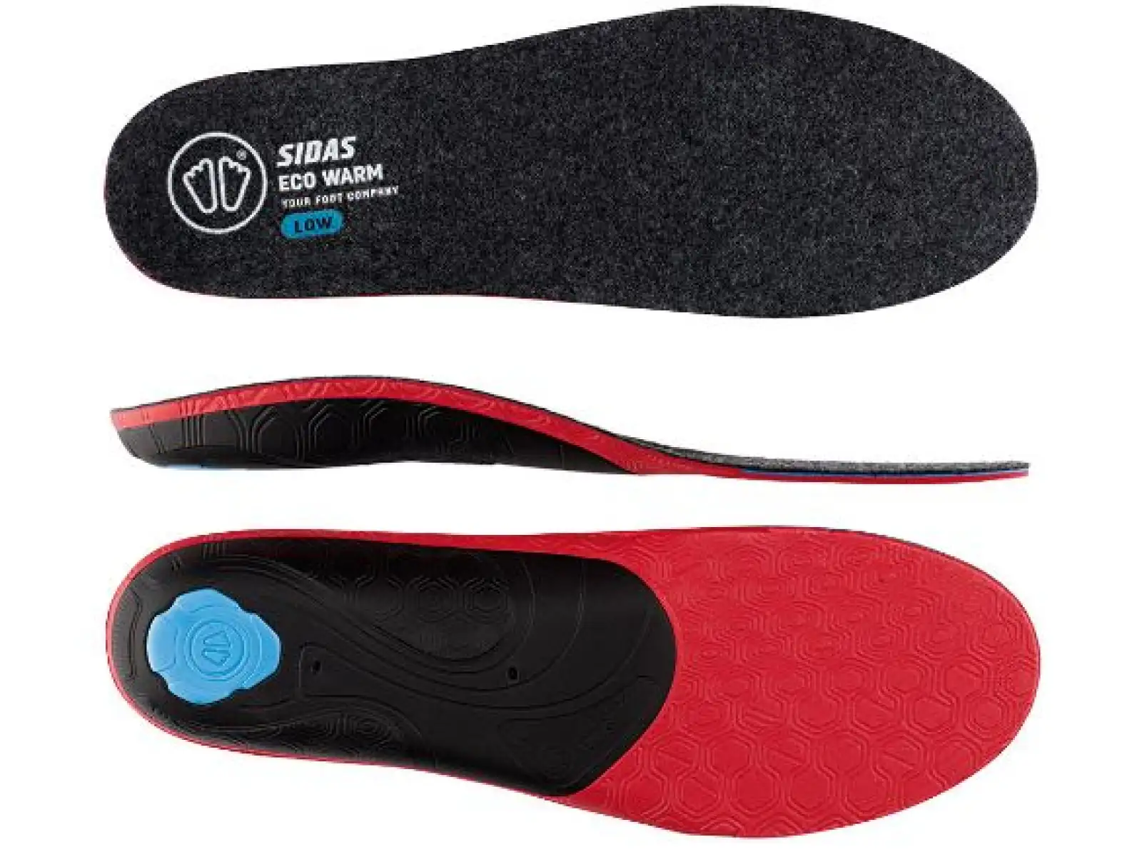 Sidas 3Feet Eco Warm Low Einlegesohlen für Schuhe