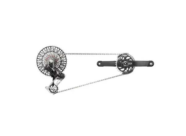 Sram XX Eagle Transmission T-Type AXS Gruppe für E-Mountainbikes 104 BCD