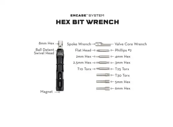 Wolf Tooth EnCase Multitool mit 14 Funktionen