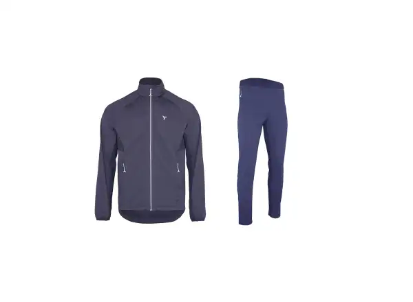 Silvini Cassiano Set Herrenjacke + Hose Marineblau