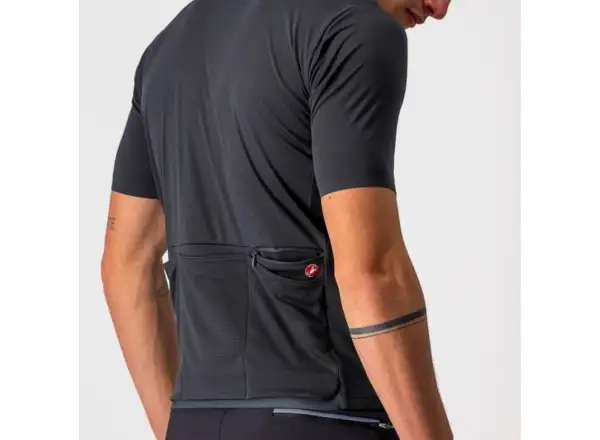 Castelli Unlimited AR Herren-Trikot Kurzarm Dunkelgrau