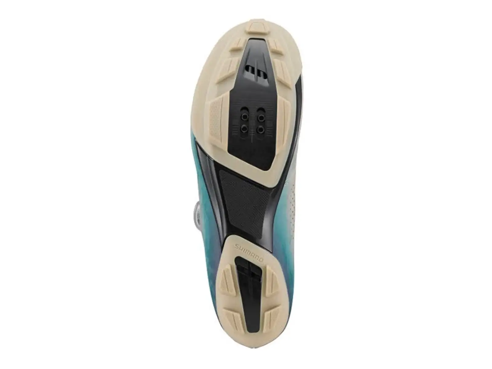 Shimano SH-RX600 Gravel-Schuhe beige/blau