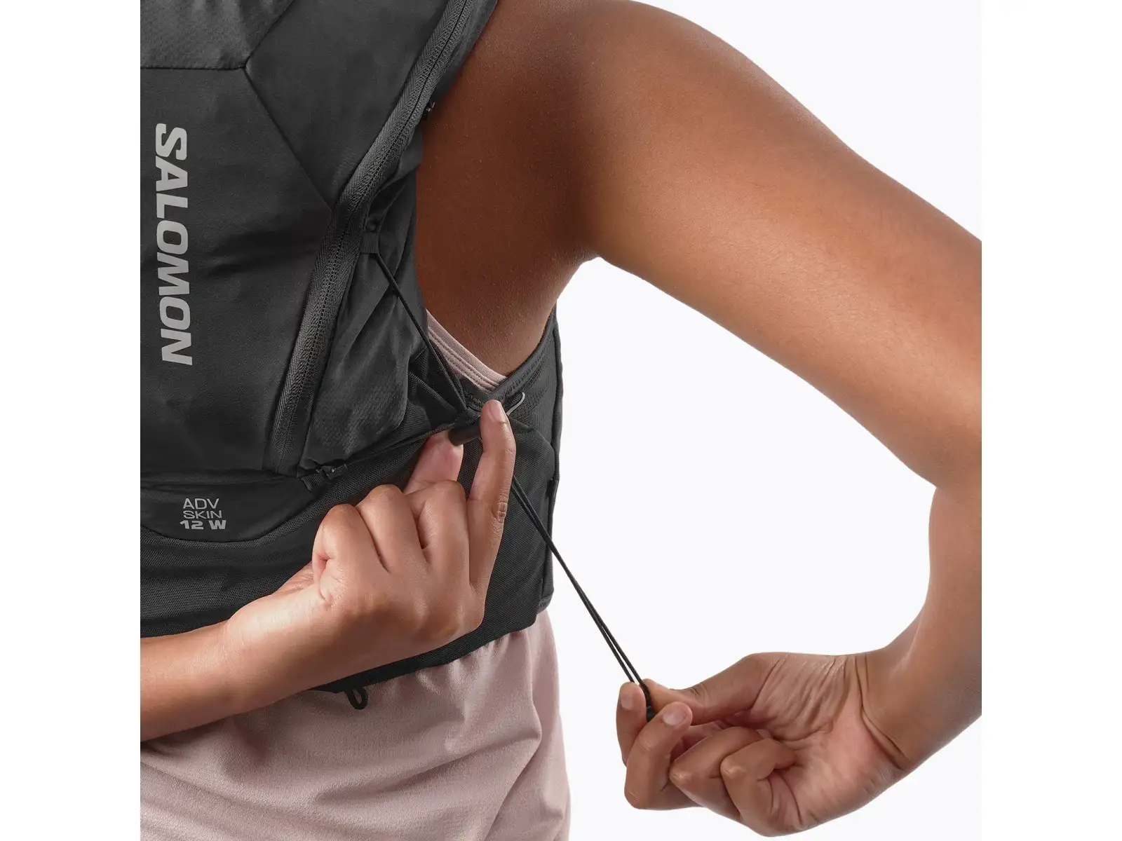 Salomon ADV Skin 12 Set Damen Laufweste Black/Asphalt