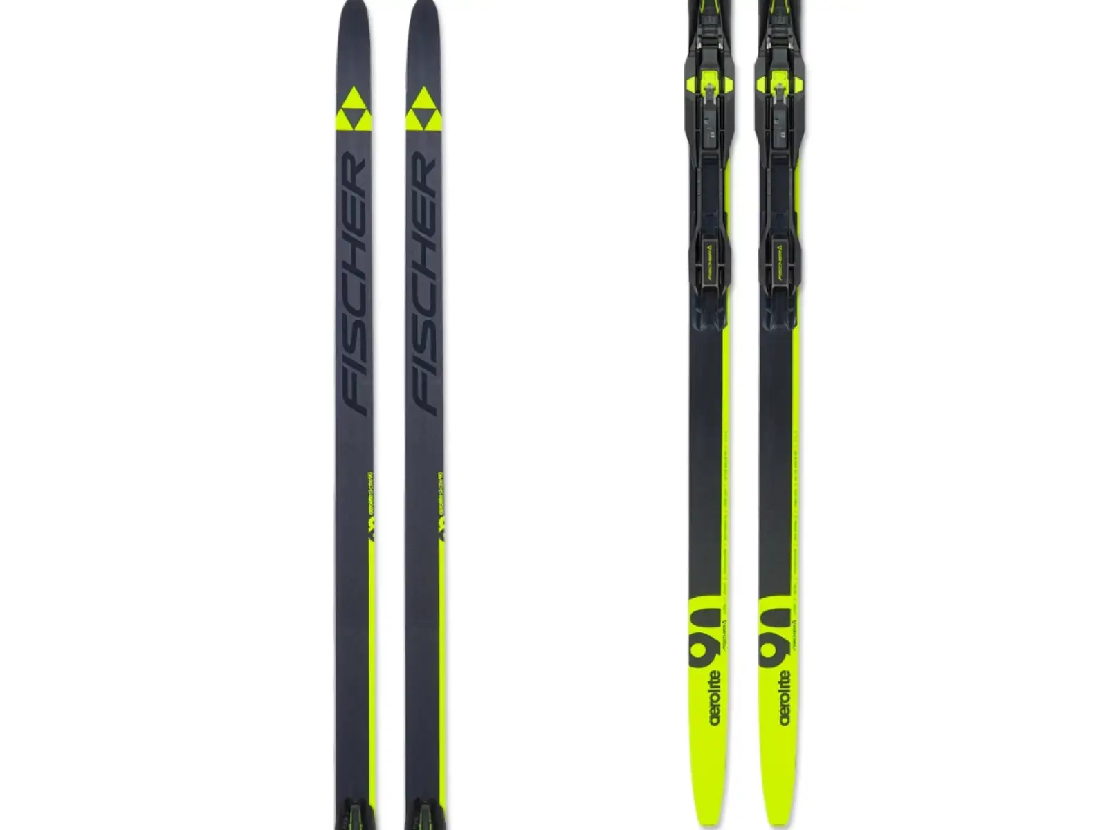 Fischer Aerolite Skate 90 Stiff Langlaufski + Race Skate Bindung Set