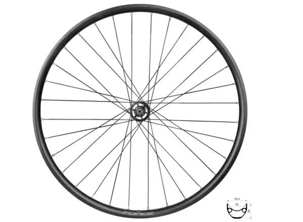 Force XC Disc 584×23 hinteres eingespeichtes Laufrad F804333 32 Löcher