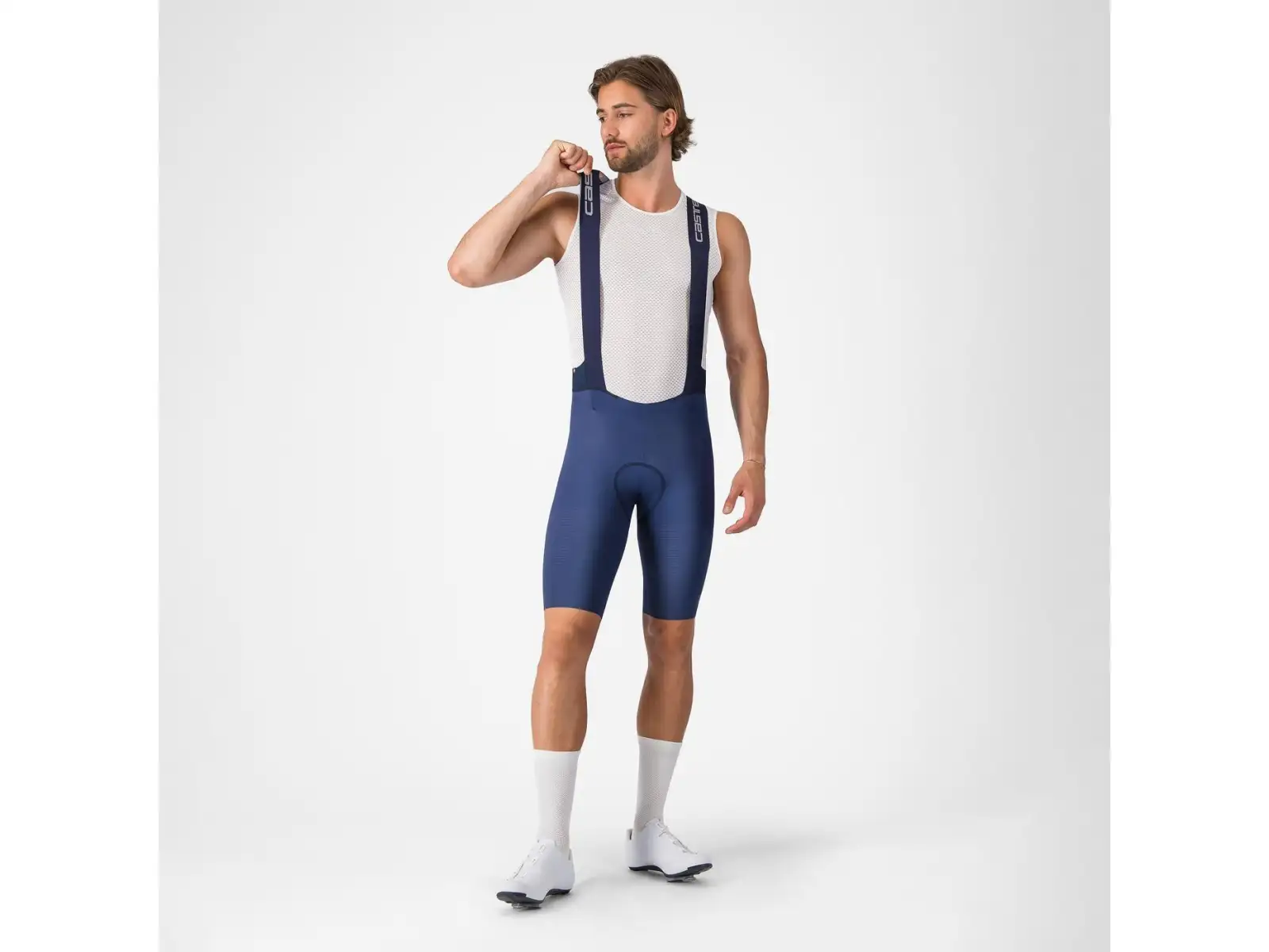 Castelli Premio Evo Herren-Trägerhose mit Polster Belgian blue