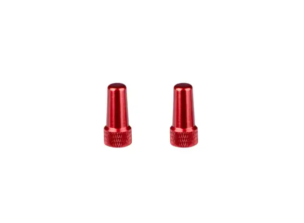 Force Aluminium Ventilkappen für Schlauchreifenventil rot