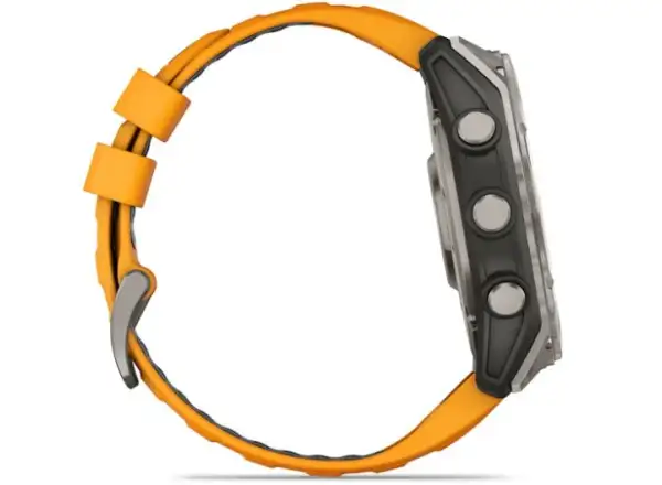 Garmin fenix 8 - 51 mm AMOLED Sapphire Smartwatch Titanium Orange/Graphite