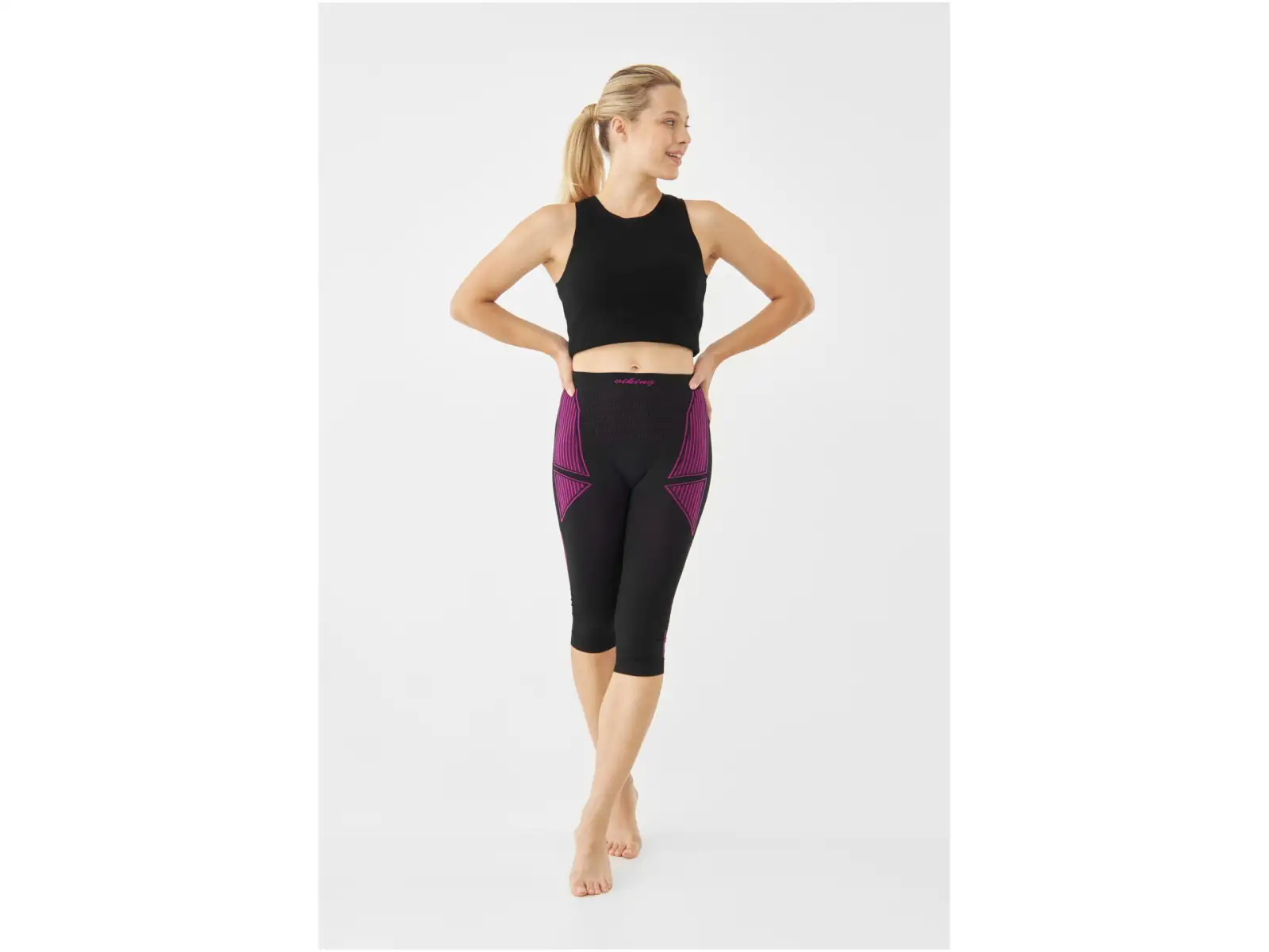 Viking Etna Damen 3/4 Hose schwarz