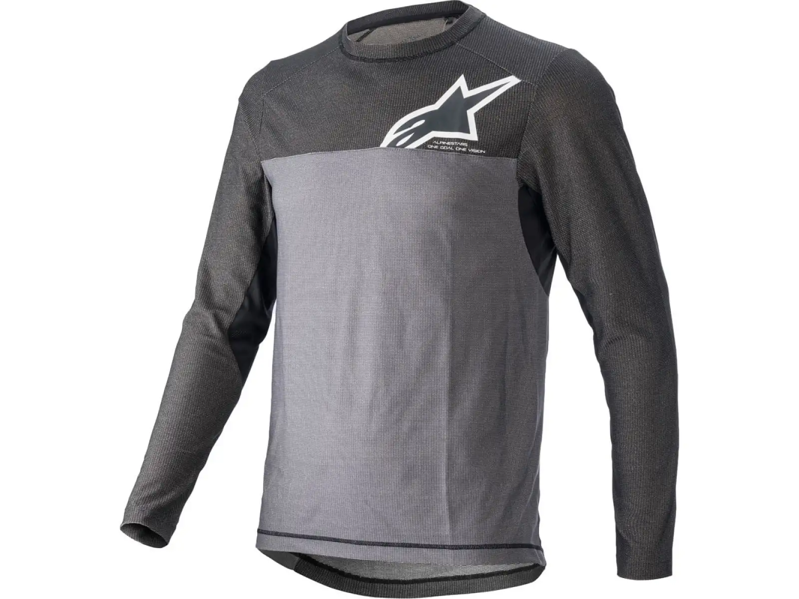 Alpinestars ALPS 8.0 L/S Herren-Trikot Langarm Anthrazit Tangerine