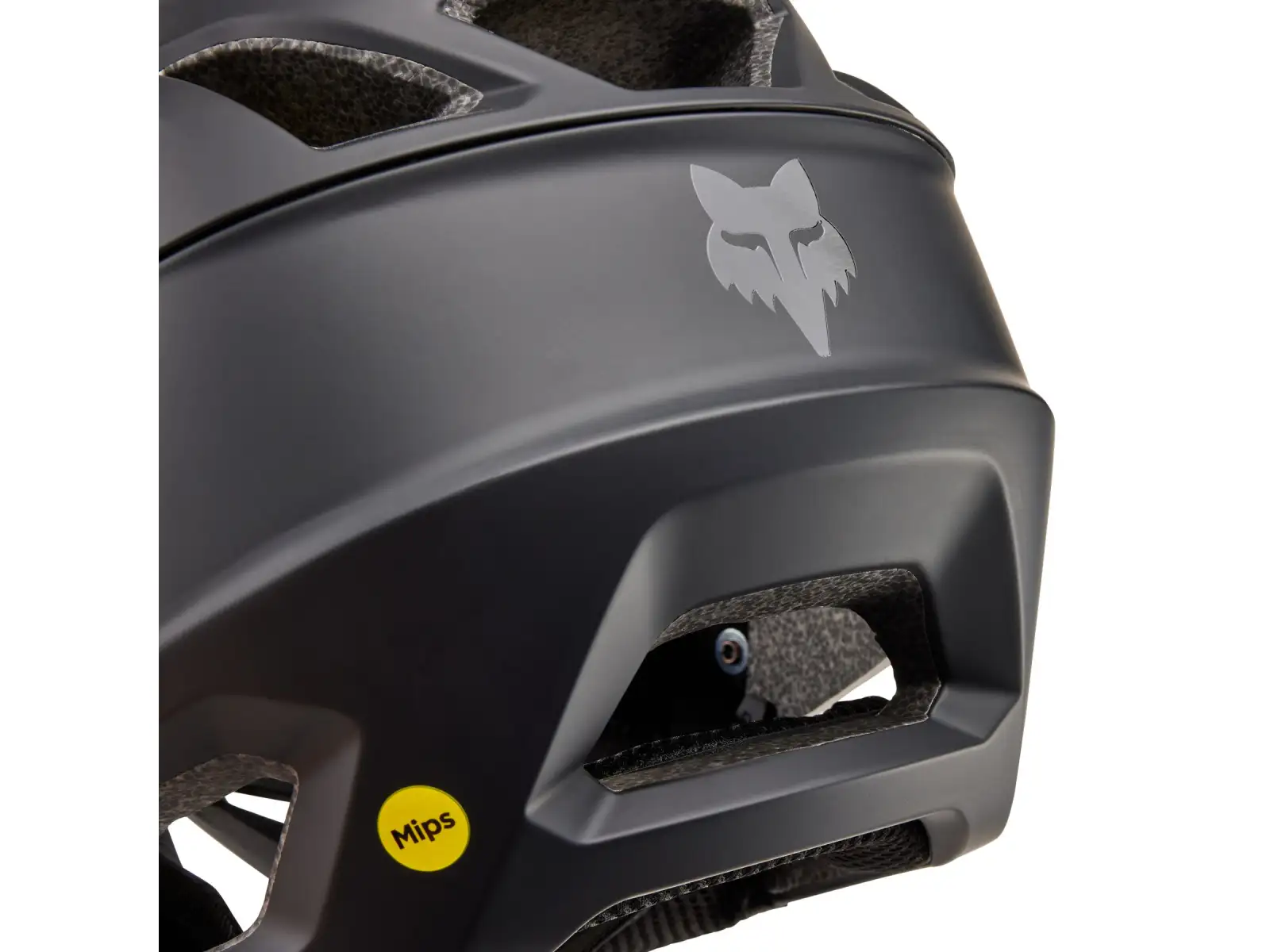 Fox Yth Proframe Matte Ce Kinderfahrradhelm Matte Black