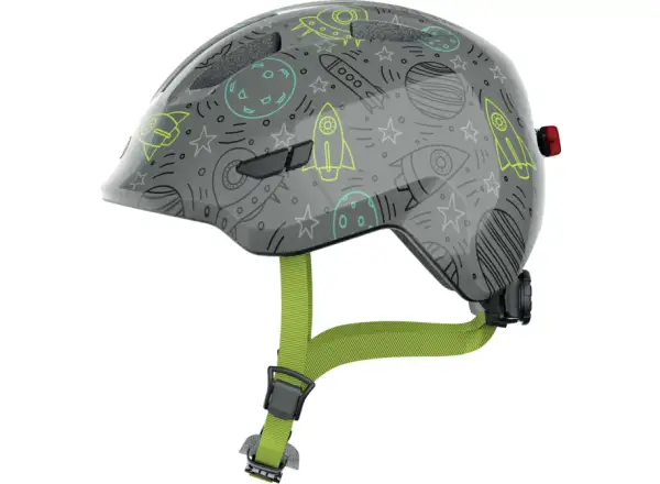 Abus Smiley 3.0 LED Kinderhelm Grey Space