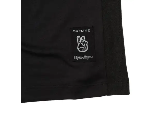 Troy Lee Designs Skyline Ride Tee Kindertrikot Langarm Signature Black
