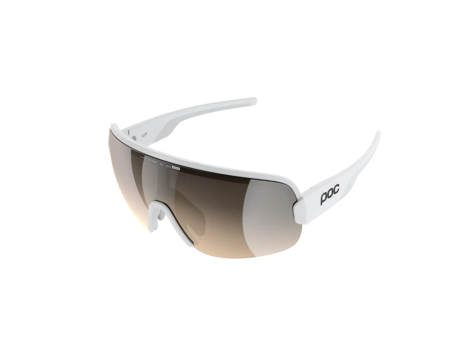 POC Aim Brille Hydrogen White/Clarity Trail /Partly Sunny Silver