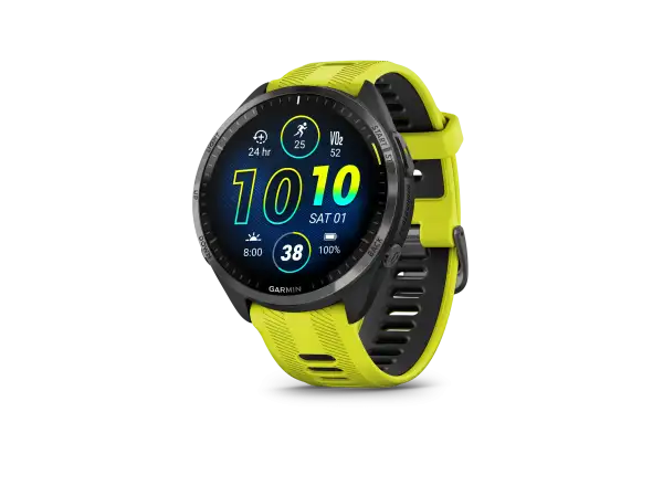 Garmin Forerunner 965 Smartwatch Carbon Grey Titan DLC/Gelb