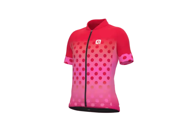 Alé Kinder Bubble Kinder Kurzarmtrikot Erdbeere