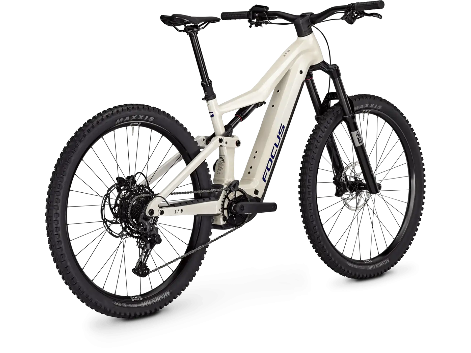 Focus JAM 7 800Wh vollgefedertes E-Bike Champagne / Shellwhite