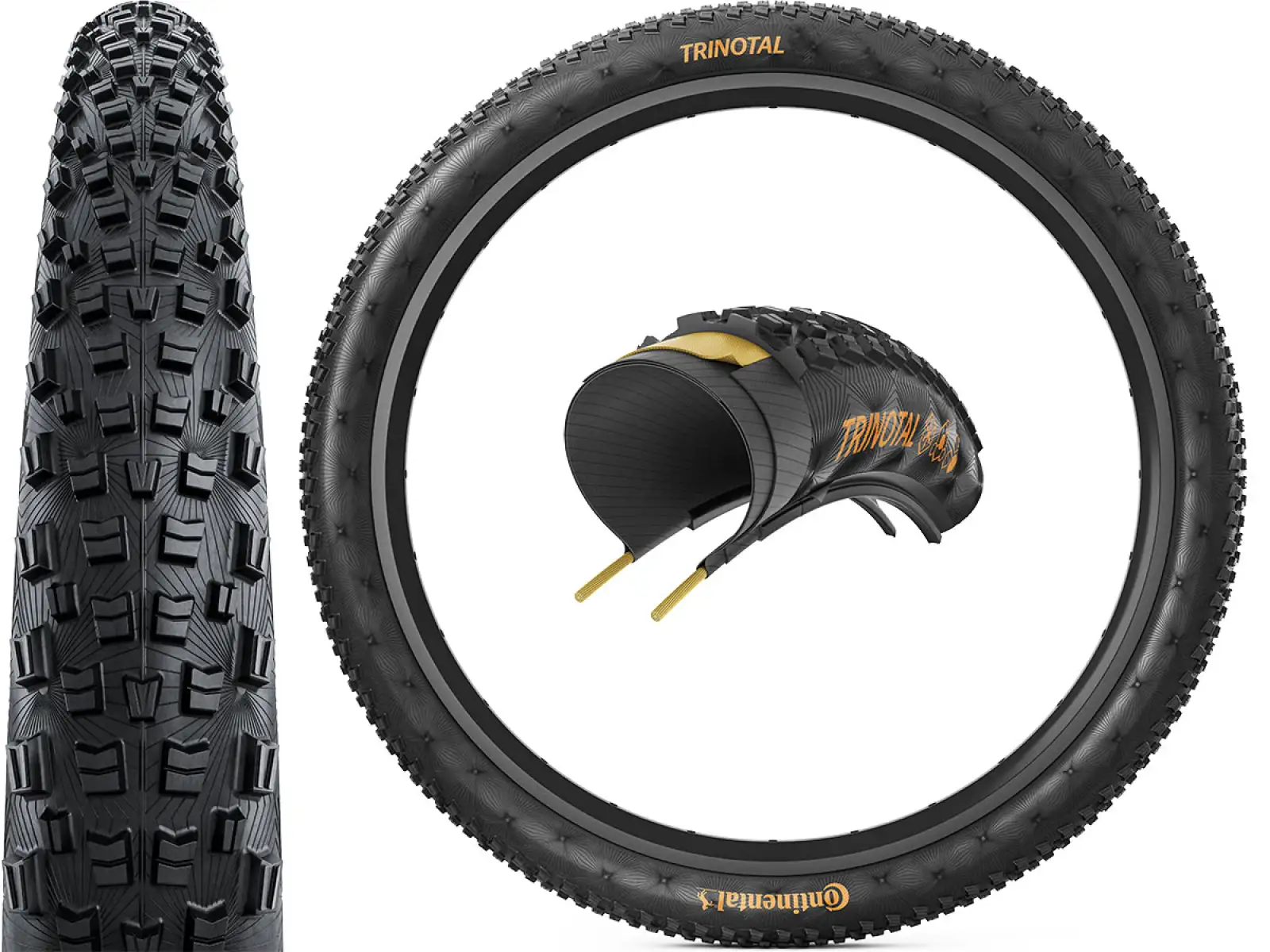Continental Trinotal Race Rapid TL-Ready E-25 29x2.40" Reifen Kevlar