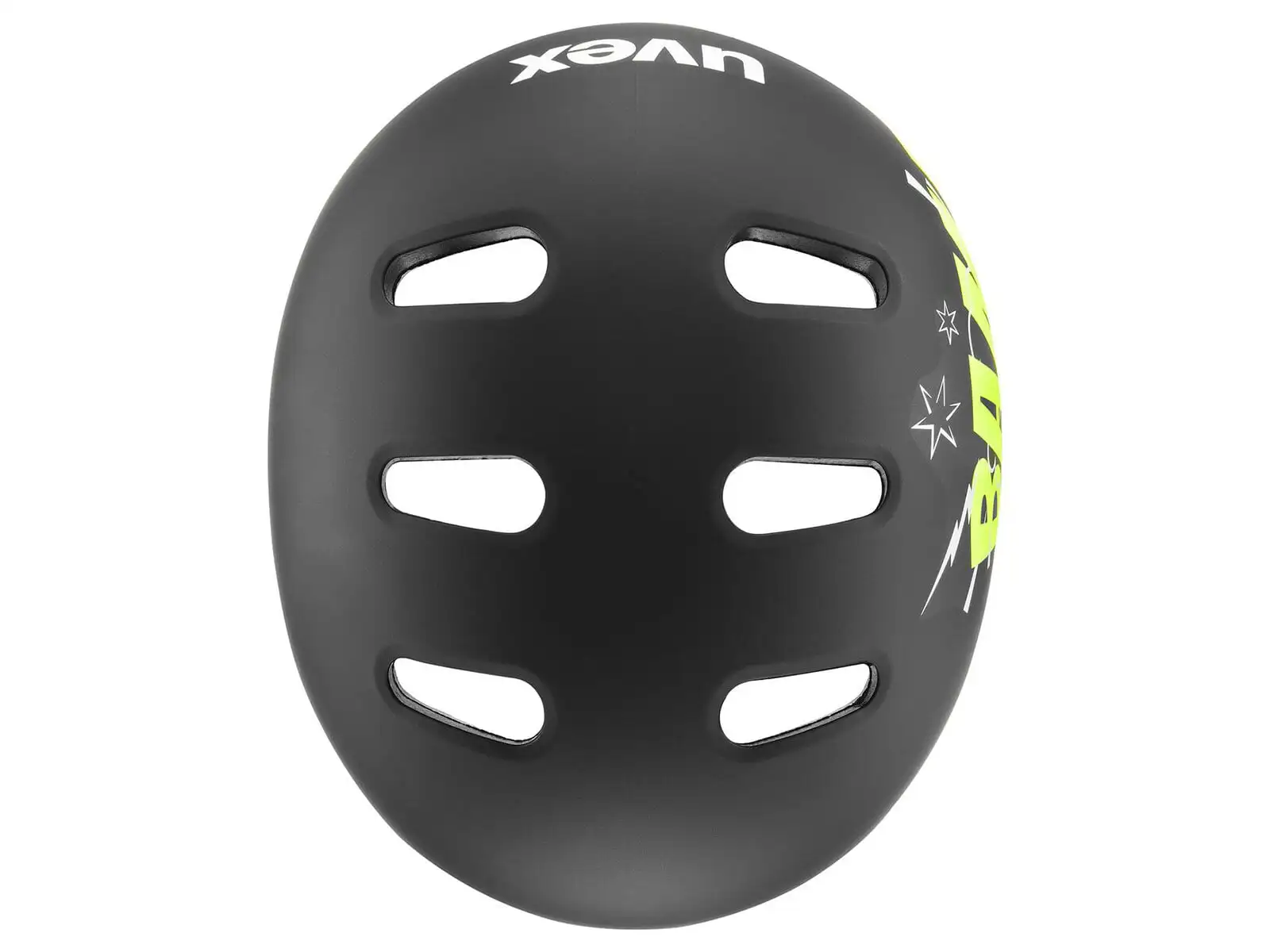 Uvex Kid 4 Style Kinderhelm Bam Black/Lime Matt