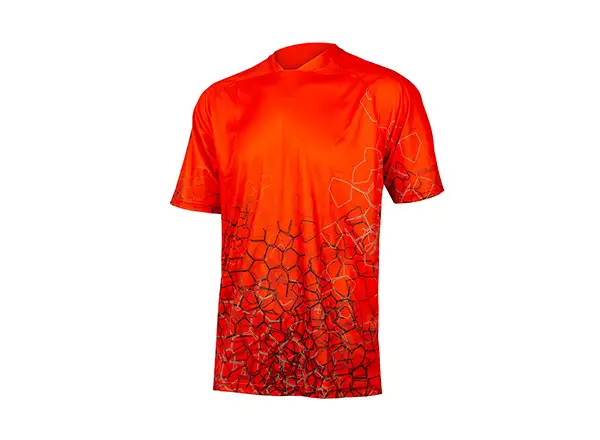 Endura SingleTrack Print Tee LTD Herren-T-Shirt kurzarm Paprika