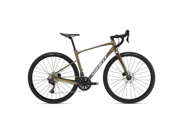 Giant Revolt 0 Gravel Bike in Pyrite Brown.