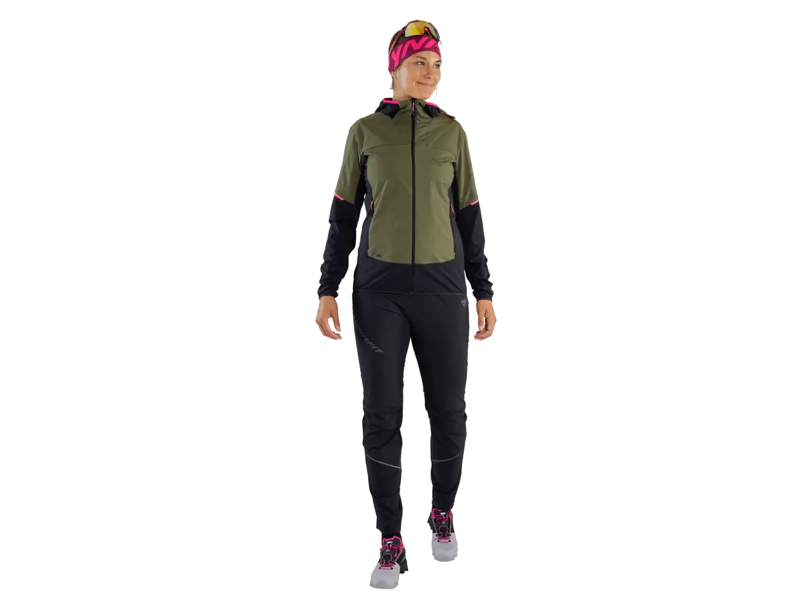 Dynafit Traverse Alpha Damenjacke Winter Moss.