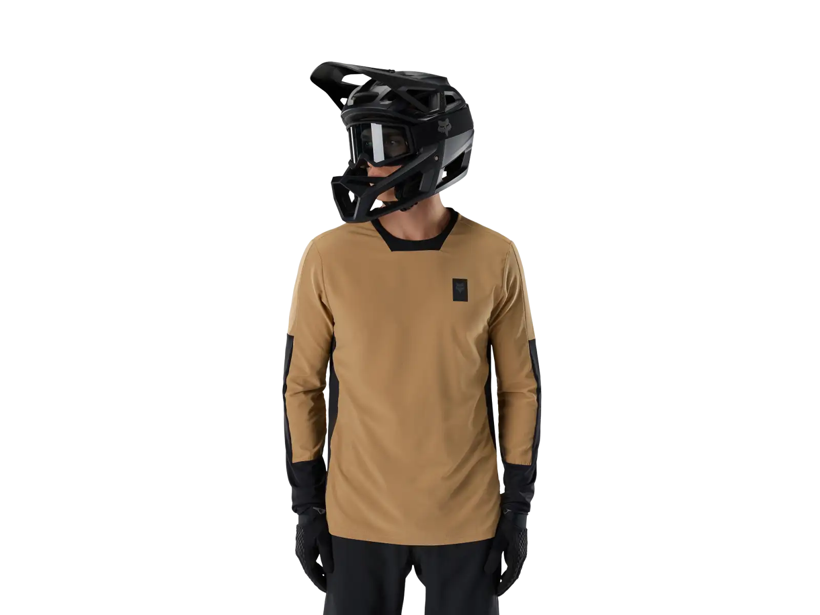 Fox Defend Thermal Herrentrikot Langarm Brown Sugar