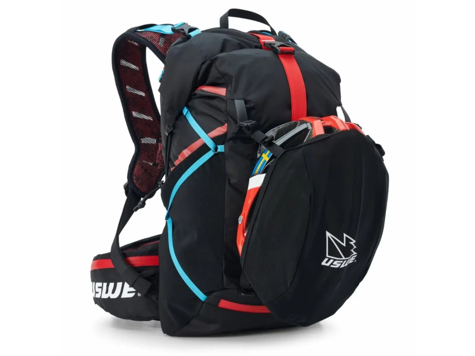 USWE Wanderer 18 Multisport-Rucksack Carbon Black 2x500ml Größe S