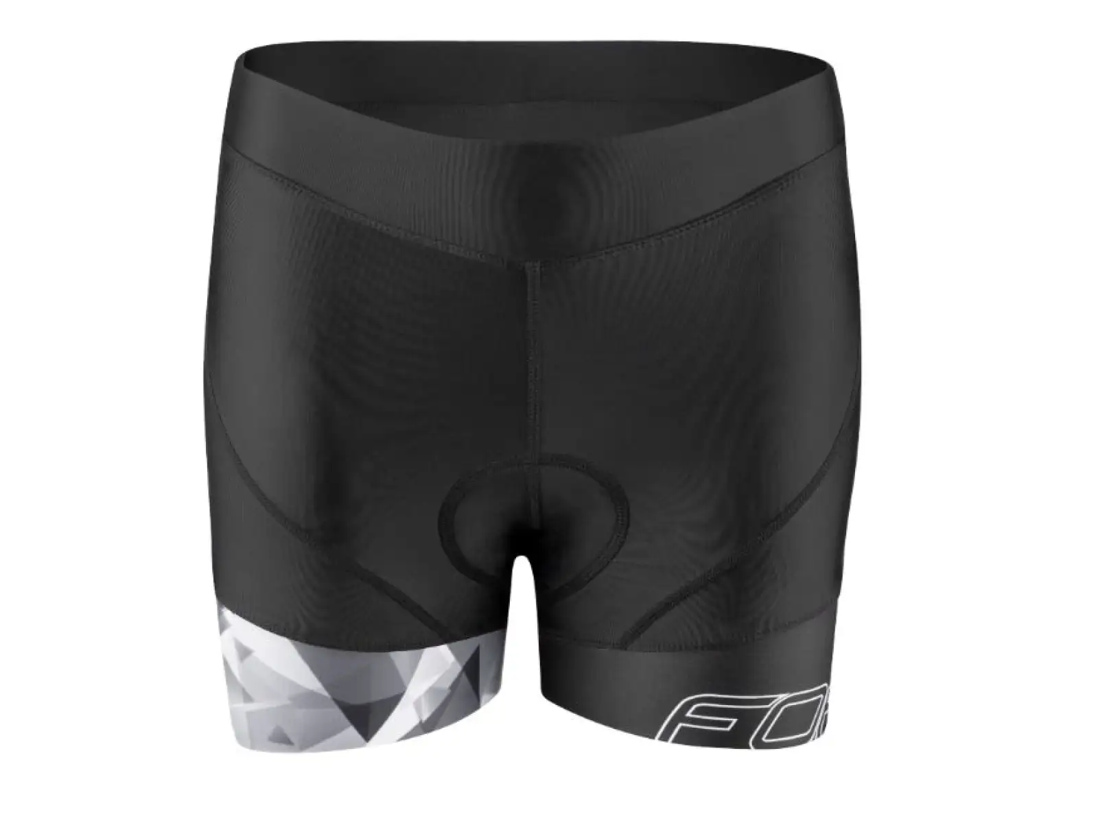Force Mini Damen Shorts mit Einsatz Schwarz