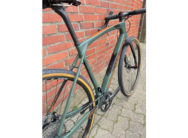 Rock Machine Gravelride CRB 900 in khaki/orange gravel bike.