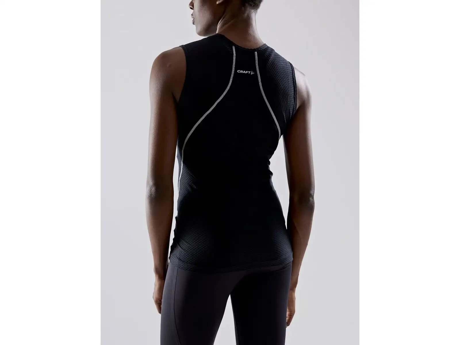 Craft Mesh Superlight Damen Funktionsshirt ohne Ärmel schwarz