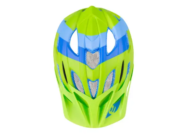 Etape Hero Kinder-Fahrradhelm grün/blau matt