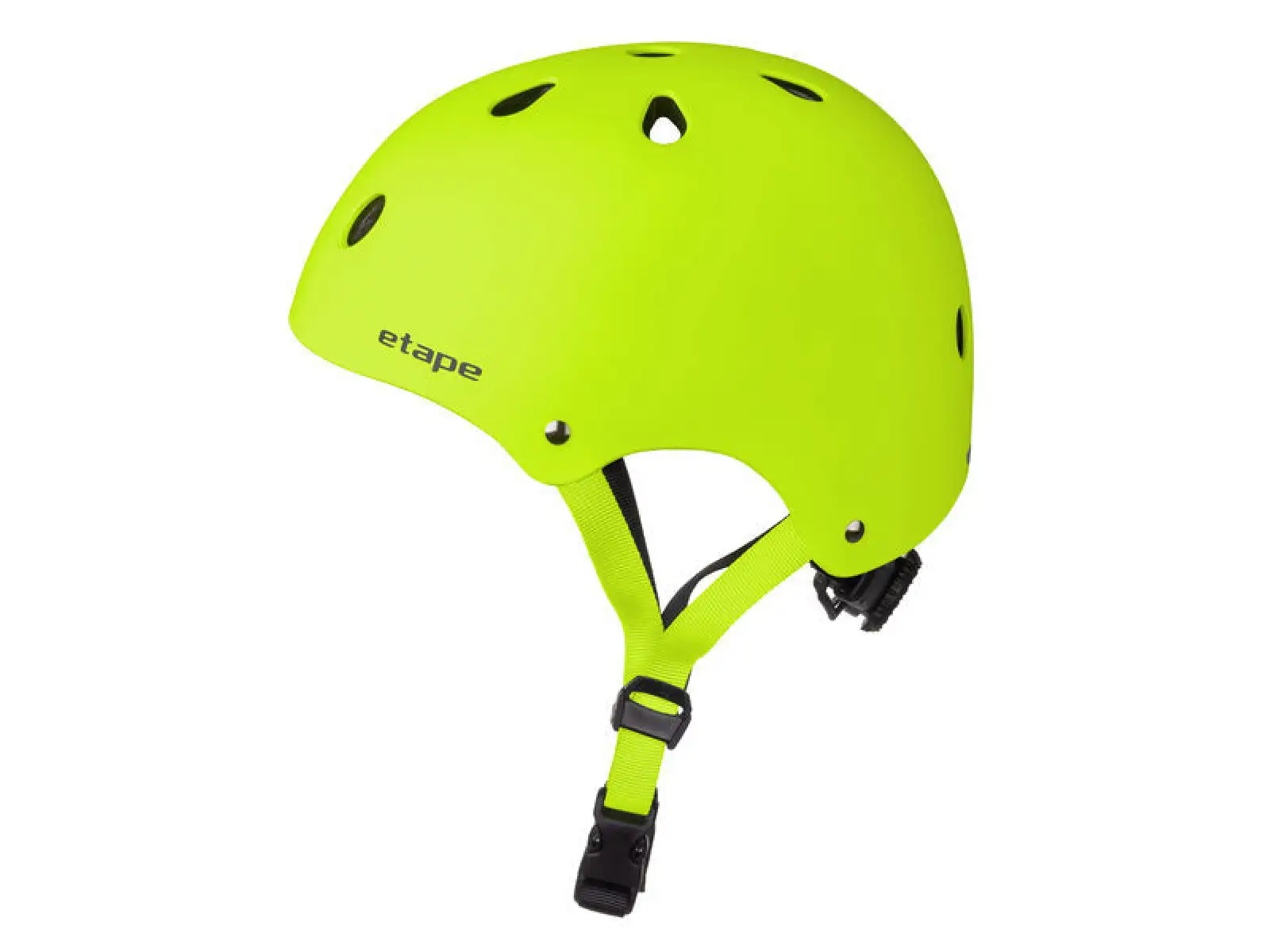 Etape Caddy Kinderhelm gelb fluo matt